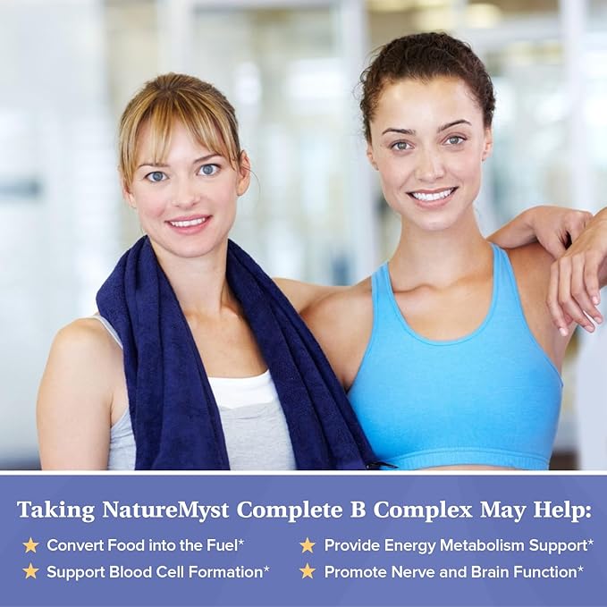 Complete B Complex, All 8 B B12, Methyl P-5-P, Highly 60 Vegan