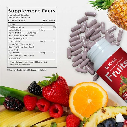 Fruits Supplement - A Comprehensive Blend 90 Fruit 2 Pack)