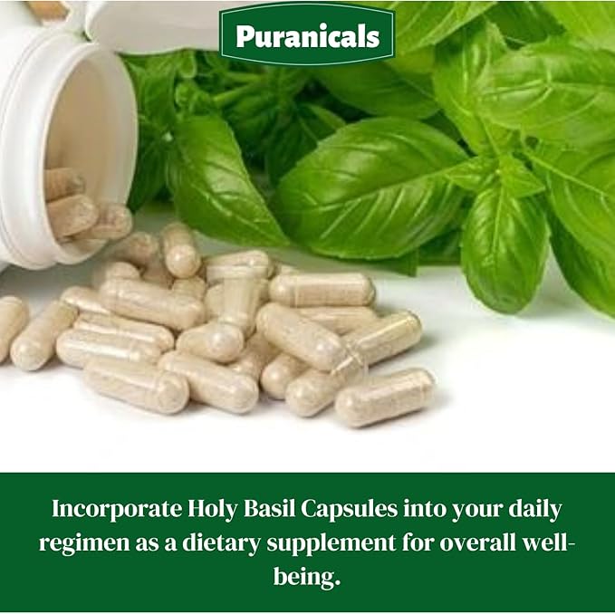 Holy Basil Premium 320 Capsules Non 600 mg 100% Pure
