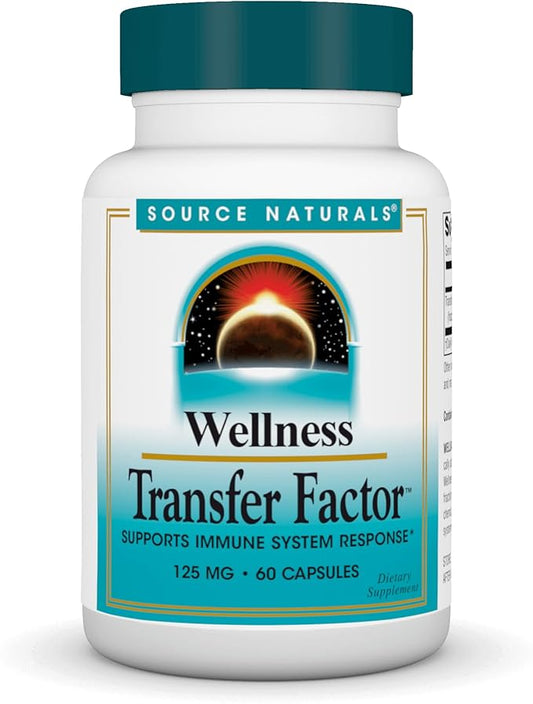 Source Naturals Wellness Transfer Factor, Supports 125mg, 60 60 Capsules