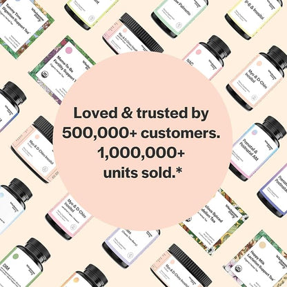 Wholesome Story Inositol Supplement | Myo Inositol & D-Chiro Inositol 2050mg | Hormonal Balance & Ovarian Support | 30 Day Supply