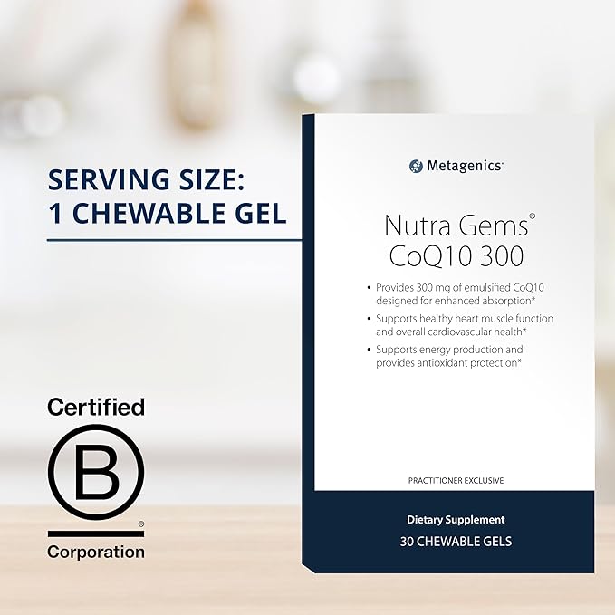 Metagenics NutraGems CoQ10 300 Q10-30 Servings