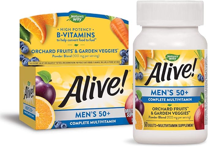 Nature’s Way Alive! Men’s 50+ Complete 50 Tablets