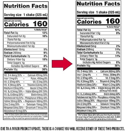 Atkins Strawberry Protein Shake, 15g Protein, Low Glycemic, 2g Net Carb, 1g Sugar, Keto Friendly, 12 Count