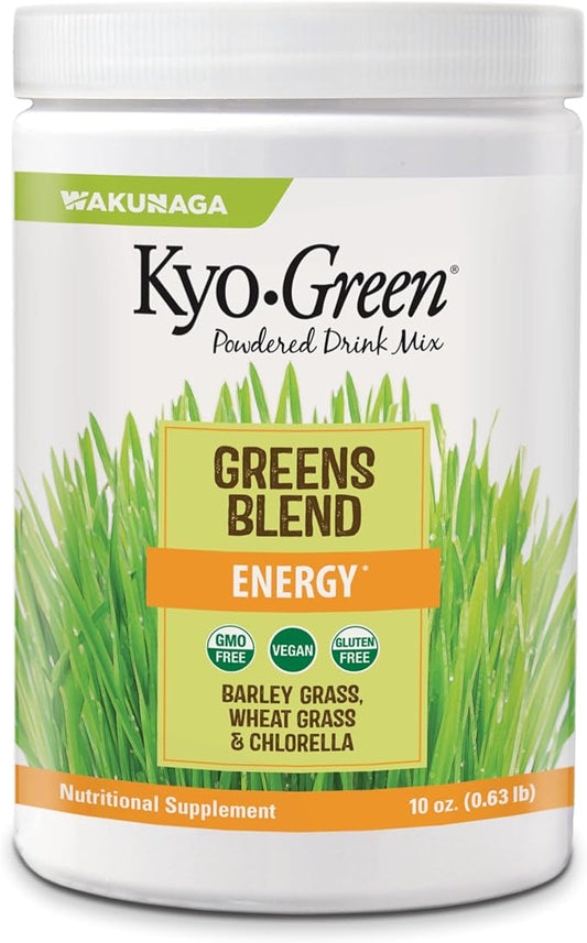 Kyo-Green Green Blends Energy Powered Drink Mix, 10 Ounce Bottle