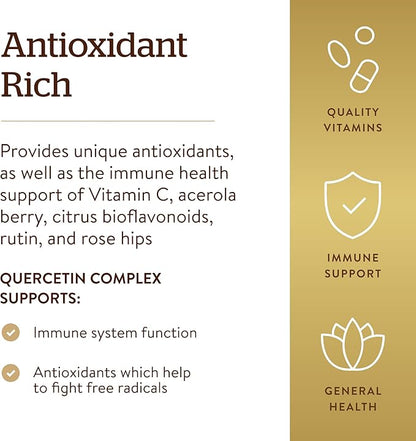 Solgar Quercetin Complex with Ester-C Plus, 100 Vegetable
