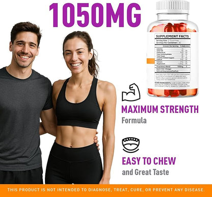 Rapid Ripped Keto ACV Gummies Weight Loss Support, Rapidripped Keto Plus Apple Cider Vinegar Gummy Advanced Formula 1050MG, All Natural Gomitas Reviews, 60 Gummies for 1 Month