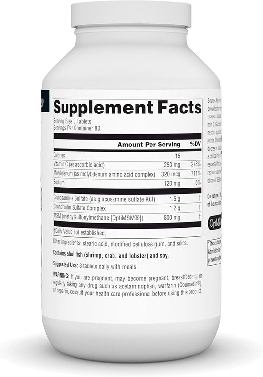 Source Naturals Glucosamine Chondroitin Complex 240 Tablets