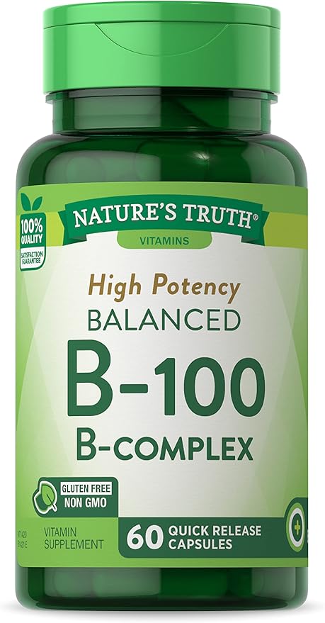 Nature's Truth Vitamin B Complex 60 Capsules B-100 |