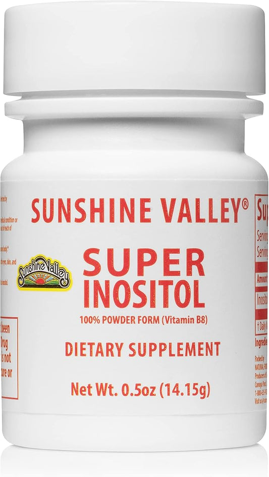 Super Inositol, Vitamin B8 Powdered Dietary 0.5 oz