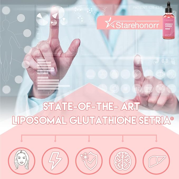 Liposomal Glutathione Liquid 1500 mg, Reduced 2.02 oz