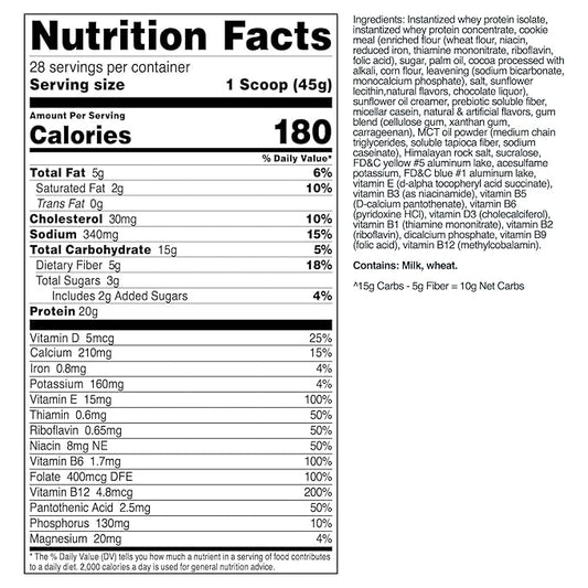 TransformHQ Meal Replacement Shake Powder 28 20G Protein
