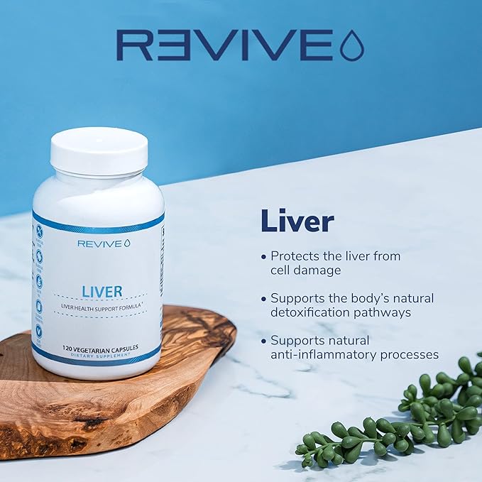 Revive MD Natural Liver Cleanse, Detox, 120 Capsules
