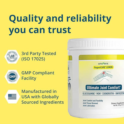 Univera RegeniCARE Canister, Glucosamine, Chondroitin, MSM, 30-Day Supply