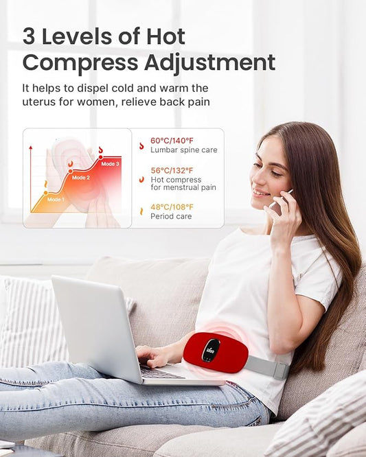 iDOO Wearable Heating Pad, FSA HSA 3 Heat 3 Massage