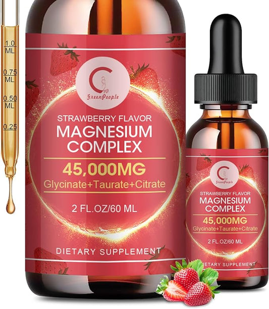 Triple Magnesium Complex Liquid Drops 1,500mg Magnesium B6 for 2 Fl