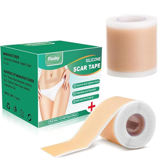 Silicone Scar Sheets,LXIANGN Medical Grade Silicone (1.5”x 60”Roll) 60”Roll)