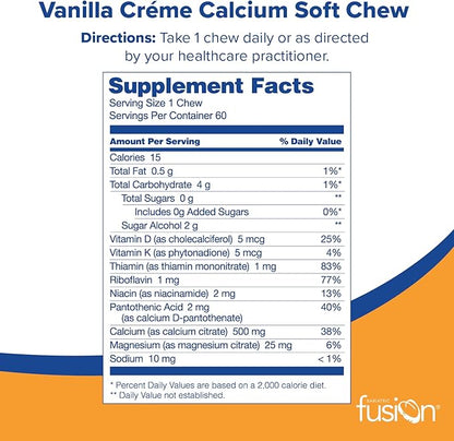 Bariatric Fusion Calcium Citrate & Energy 60 Count
