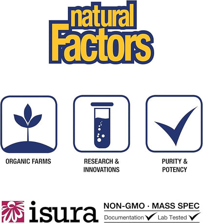 Natural Factors, Lutein 40 mg, Antioxidant 60 Softgels