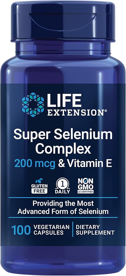 Life Extension Super Selenium Complex (100 Count) D3 5000 5000 IU (60 Count)