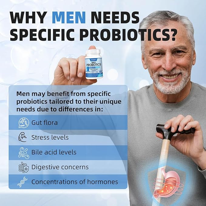 Probiotics for Men 100 Billion CFU 90 Veg