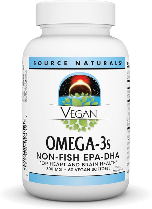 Source Naturals Vegan Omega-3s, Non-Fish EPA-DHA, 300 mg 60 Vegan