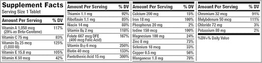 Centrum Multivitamin Tablet for Women, Multivitamin/Multimineral D3, B 200 Count