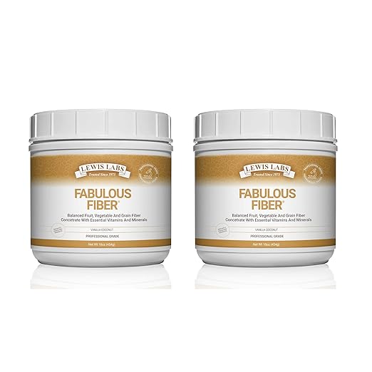 Lewis Labs Fabulous Fiber Powder Supplement 32 Ounces