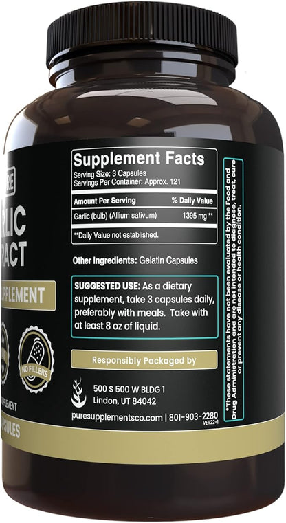 Pure Original Ingredients Garlic Extract (365