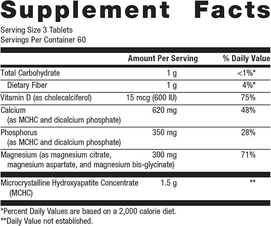 Metagenics Bone Builder with Magnesium 180 Tablets