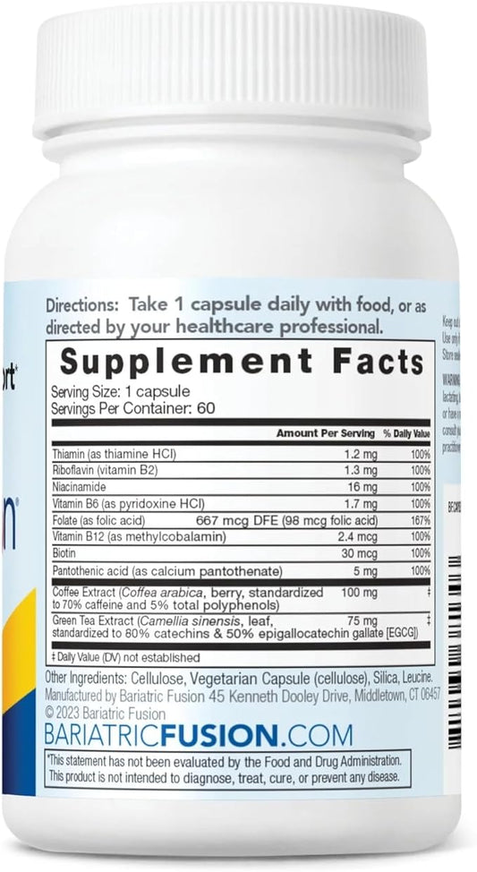 Bariatric Fusion B Vitamins for Energy Support 70mg Natural 60 Count