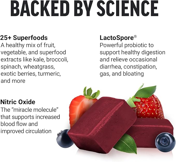 Force Factor Smarter Greens Superfood Chews,