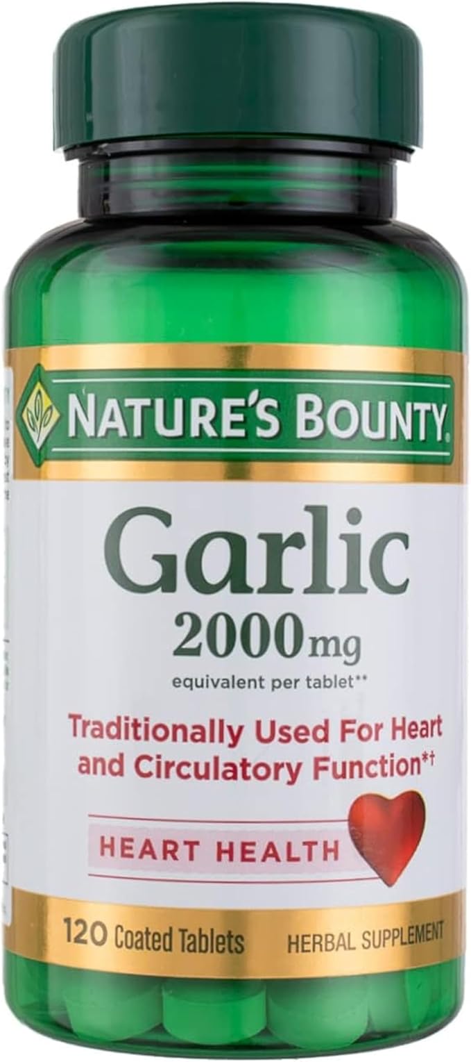 Nature's Bounty Garlic 2000mg, Tablets 120 3)