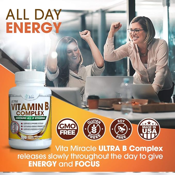 Super B Complex Vitamins (100-Count)