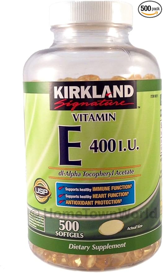 Vitamin E 400 Iu 500 Softgels