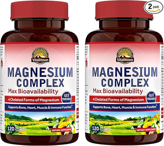Vitalitown Magnesium Complex, 240 Capsules, Magnesium