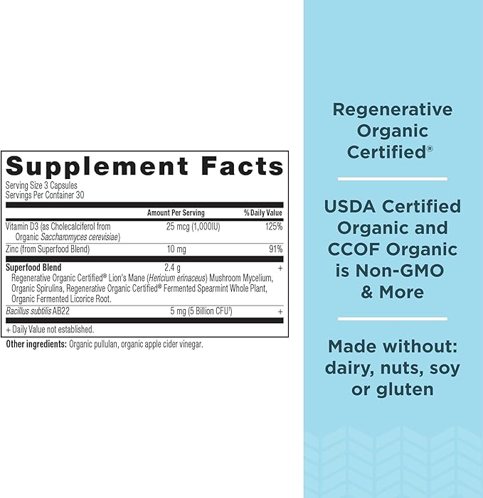 Ancient Nutrition Regenerative Organic Certified Leaky 90