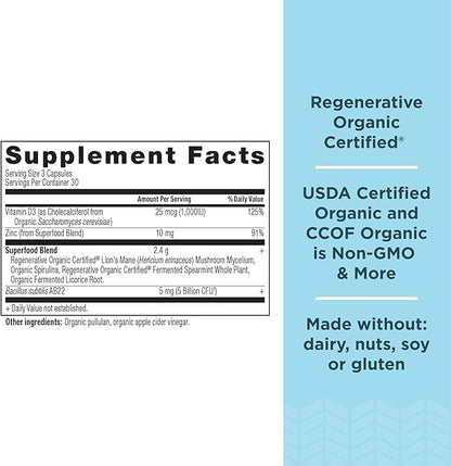 Ancient Nutrition Regenerative Organic Certified Leaky 90