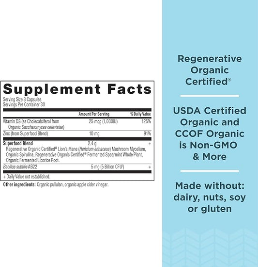 Ancient Nutrition Regenerative Organic Certified Leaky 90