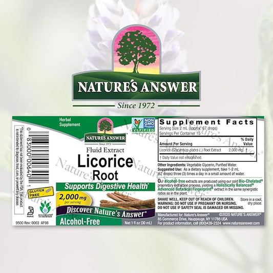 Nature's Answer Licorice Root 1oz (2 (2 Pack)