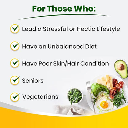 AFC Japan Natural Vitamin B Complex B1, B2, B2, B3, B3, B6, B6, B12, B12, Folic System,120 Vegan