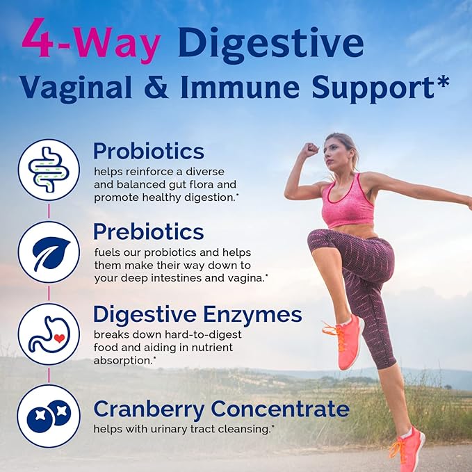 Innate Vitality Women's Probiotics, 120 Billion 32 Tested 30 Veggie