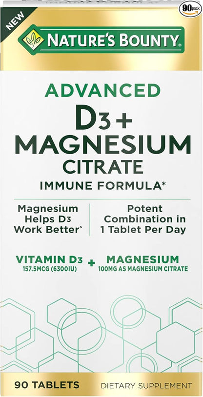 Nature's Bounty Advanced Vitamin D3 90 Tablets