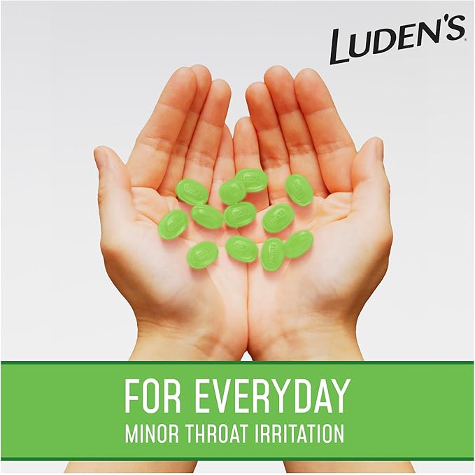 Ludens Soothing Throat Drops, Green Apple, 25 ct 1)