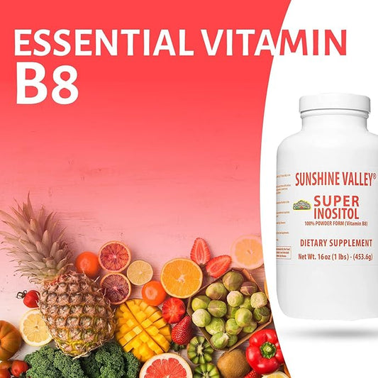 Super Inositol, Vitamin B8 Powdered Dietary 16 oz