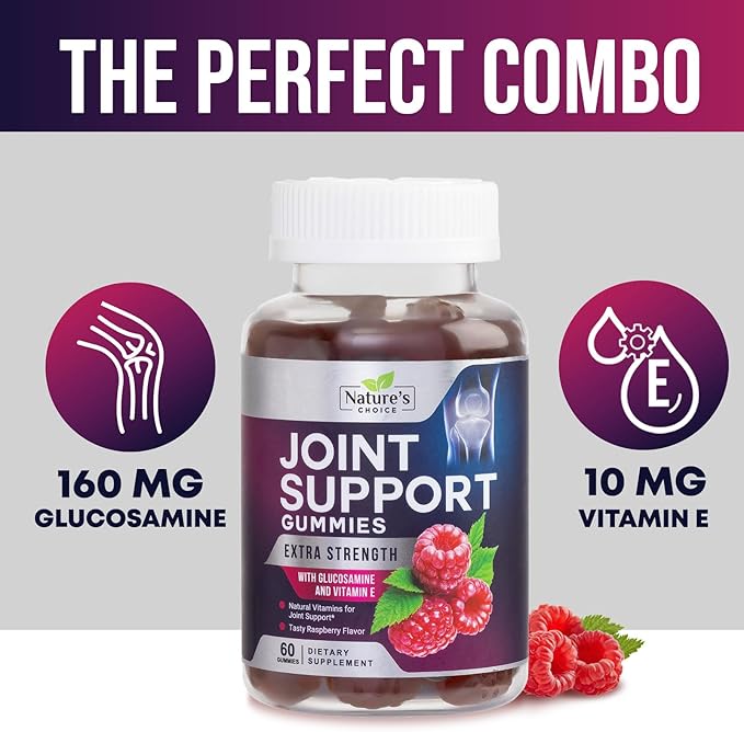 Joint Support Gummies Extra Strength Glucosamine 60 Gummies
