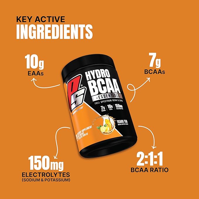 PROSUPPS® HydroBCAA® BCAA/EAA Full Spectrum Matrix, 7g BCAAs, 3g EAAS, 0g Sugar, 0g Carbs, (30 Servings,