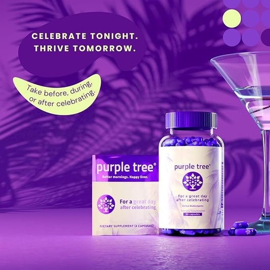 purple tree Post-Celebration Wellness Supplement (180 Pills)
