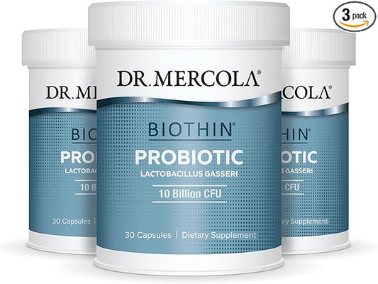 Dr. Mercola Biothin Probiotic 10 Billion 90 Servings (90 Capsules),