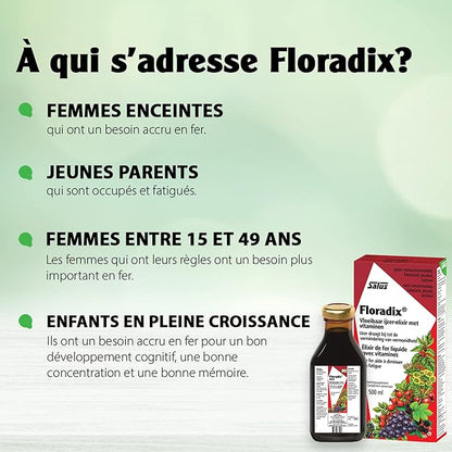 Floradix Liquid Iron and Vitamin Formula 250ml
